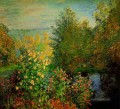 der Hoschedés Garten in Montgeron Claude Monet
